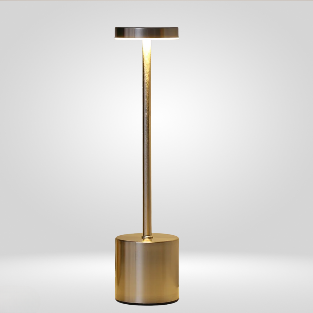 Modern Touch LED Lamp | USB-Rechargeable | Warm, Neutral & Cool Light | Cordless Metal Table Light