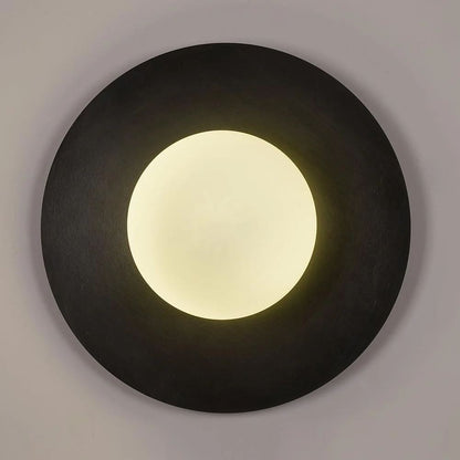 Contemporary Circular Wall Lamp | Dia 7.9 in or 11.8 in | Metal & Glass | Indoor LED | Brick by Brick