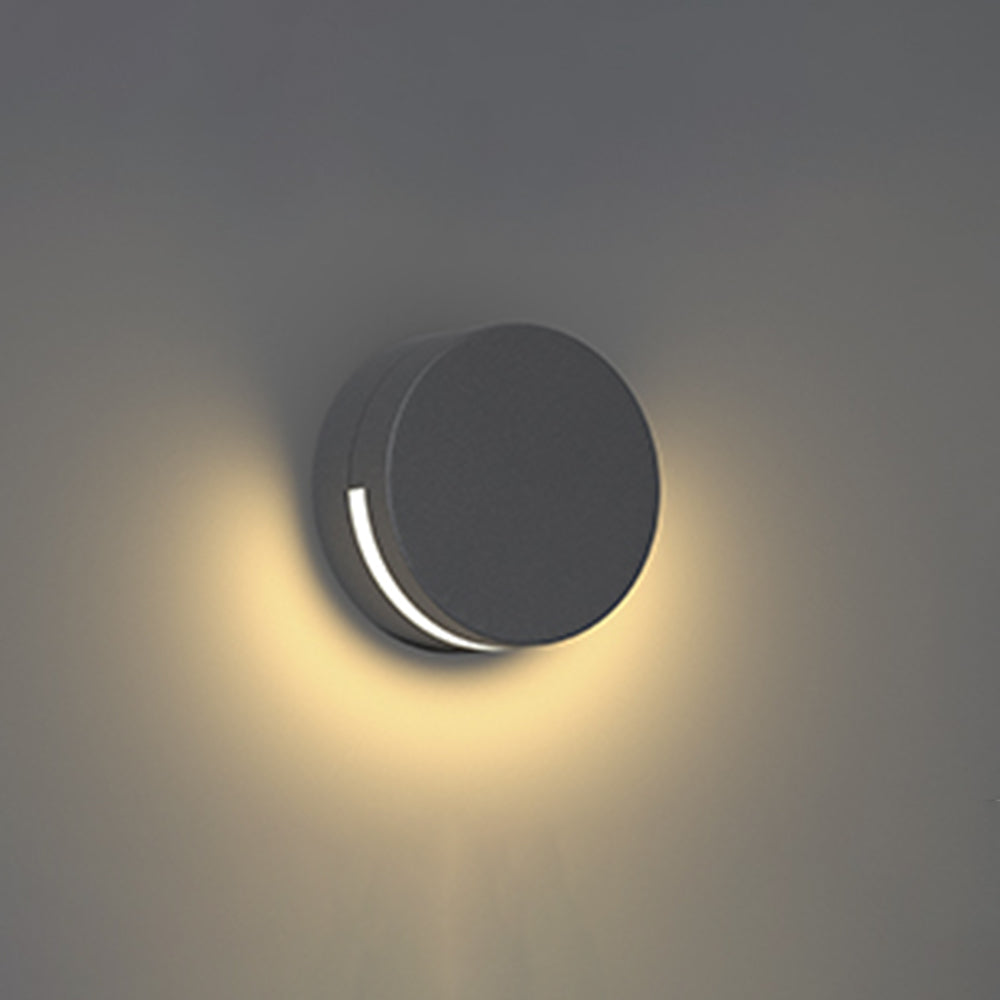 Outdoor Wall Lamp | Dia 5.5in | Minimalist Metal & Glass | IP65 Waterproof | Brick by Brick