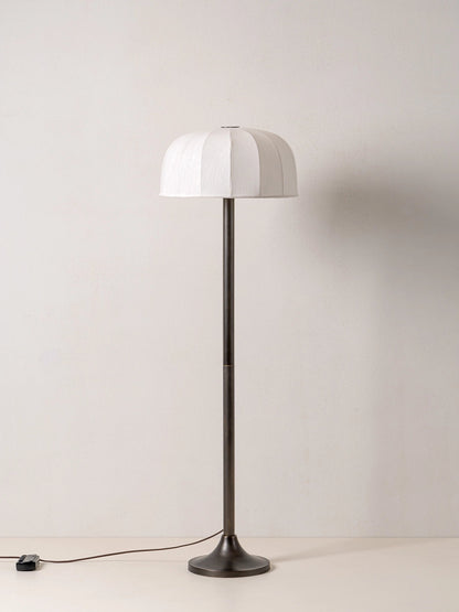 Ottino Floor Lamp Bronze | Art-Deco Inspired Lighting | Linen Shade | Elegant Home Decor | Brick by Brick London 1