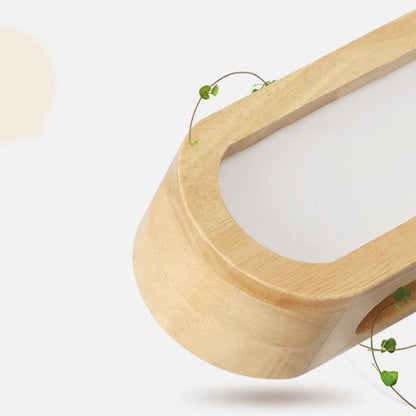 Contemporary Wooden Wall Sconce | 7.7 x 3 in LED | Adjustable Lighting | Brick by Brick