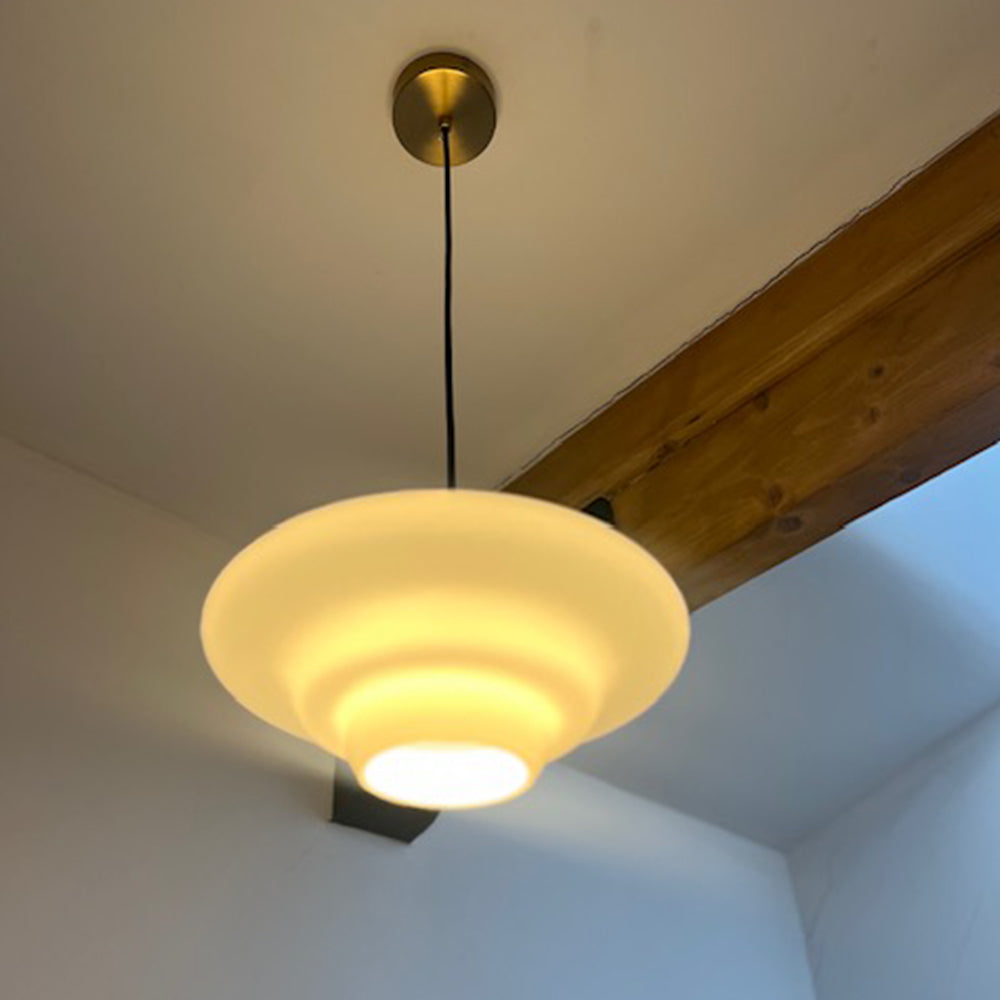 Nordic Glass Pendant Light | H5.1-7.4 in | Minimalist Ceiling Fixture | Modern Home Lighting | Brick by Brick