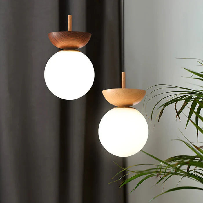 LED Pendant Light | 6.3″ × 70.87″ | Japanese Style Ceiling Lamp | 3 Lighting Modes | Minimalist Home Lighting | Brick by Brick