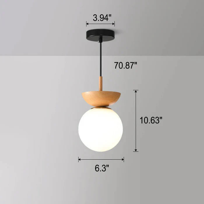 LED Pendant Light | 6.3″ × 70.87″ | Japanese Style Ceiling Lamp | 3 Lighting Modes | Minimalist Home Lighting | Brick by Brick