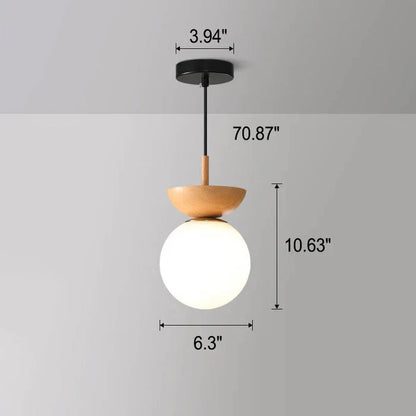 LED Pendant Light | 6.3″ × 70.87″ | Japanese Style Ceiling Lamp | 3 Lighting Modes | Minimalist Home Lighting | Brick by Brick