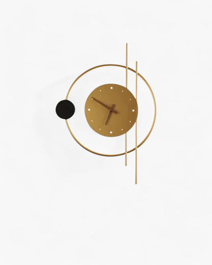 LED Wall Clock with Light | Modern Iron Acrylic Design | Ambient Glow Home Décor | Brick by Brick