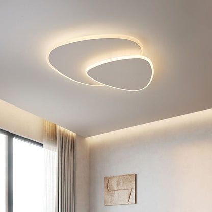Flush Mount Ceiling Light | 15.8/19.7 in | Modern LED | Metal & Acrylic Fixture | Brick by Brick