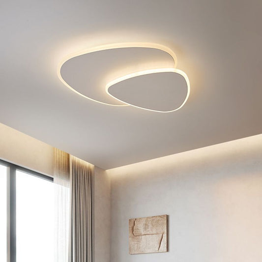 Flush Mount Ceiling Light | 15.8/19.7 in | Modern LED | Metal & Acrylic Fixture | Brick by Brick