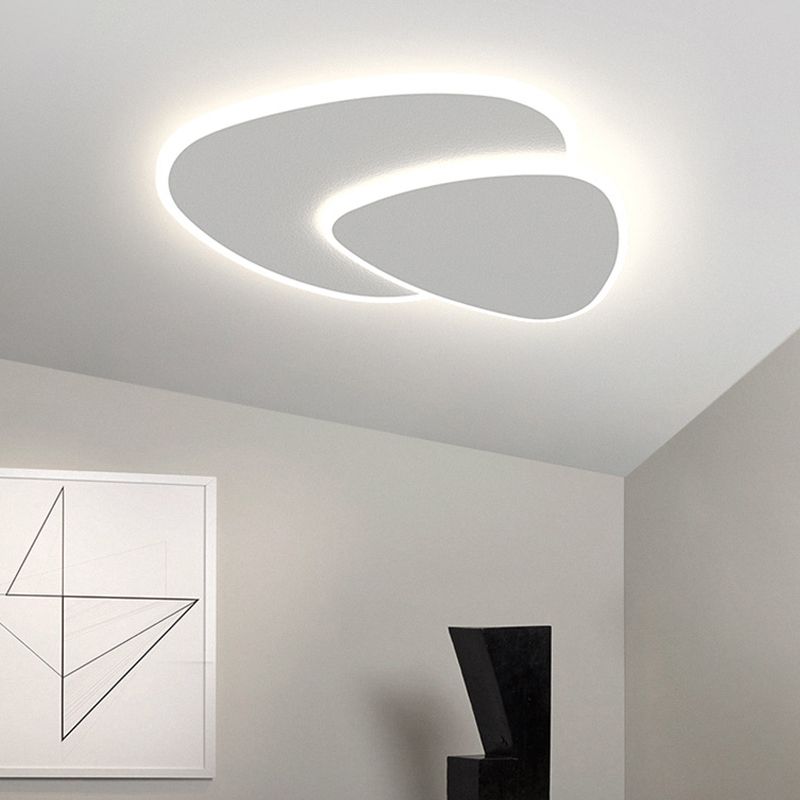 Flush Mount Ceiling Light | 15.8/19.7 in | Modern LED | Metal & Acrylic Fixture | Brick by Brick