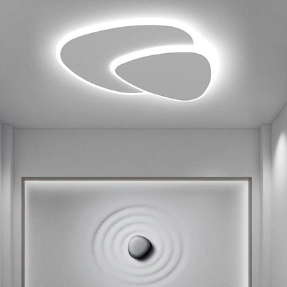 Flush Mount Ceiling Light | 15.8/19.7 in | Modern LED | Metal & Acrylic Fixture | Brick by Brick