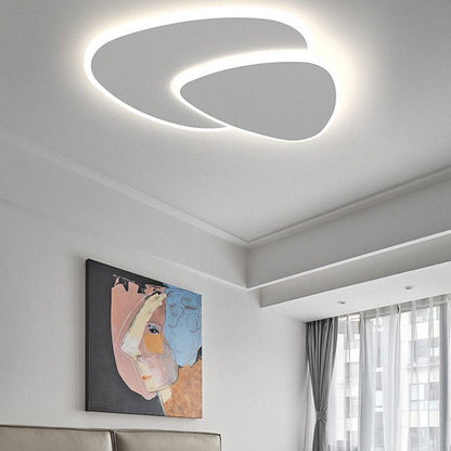 Flush Mount Ceiling Light | 15.8/19.7 in | Modern LED | Metal & Acrylic Fixture | Brick by Brick