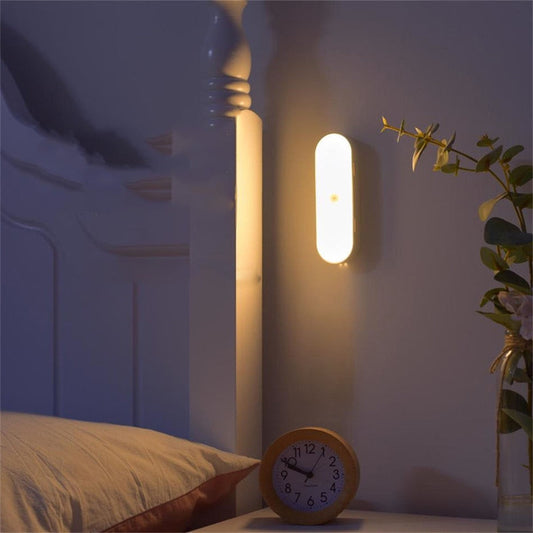 Motion Sensor Wall Light | USB Rechargeable & Wireless | 3 Light Modes | Magnetic Mount