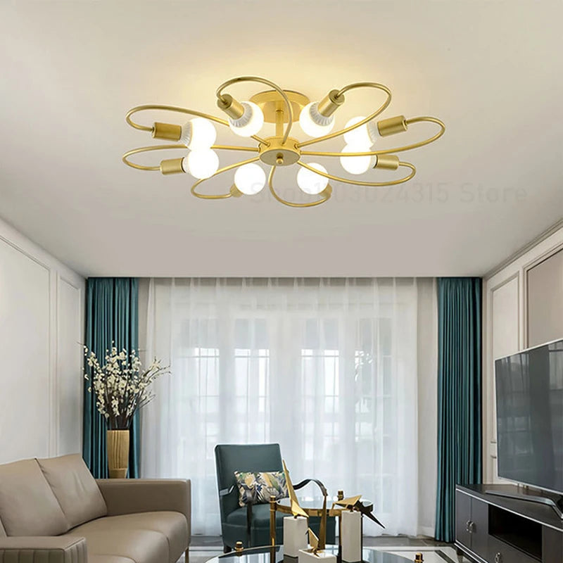 Modern Industrial Ceiling Lamp | L19.69-32.68 in | E27 Pendant Light | Retro Iron Chandelier | Brick by Brick