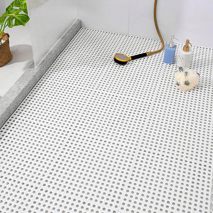 Non-Slip Shower Mat Set | Waterproof Rubber | Mold-Resistant | 11.8" x 11.8" | Quick-Dry Safety