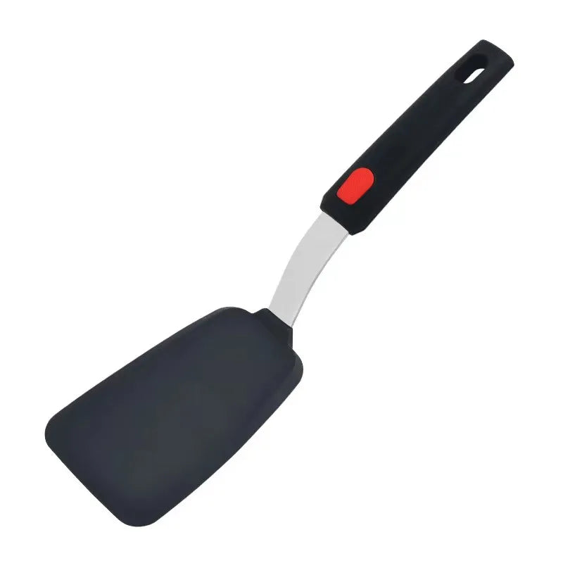 Silicone Spatula | 10.2 - 11.4 in | Non-Stick Heat-Resistant Cooking Utensil | Stainless Steel Handle | Brick by Brick