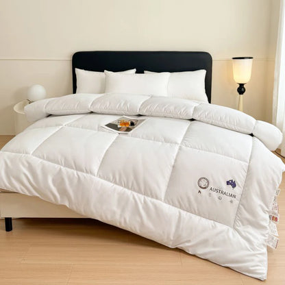 Australian Wool Blanket | 59 - 87 in | All-Season Thick Heating Blanket | Soft & Warm Bedding for Home | Brick by Brick