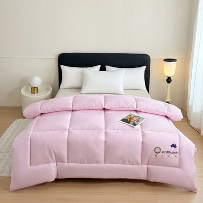 Australian Wool Blanket | 59 - 87 in | All-Season Thick Heating Blanket | Soft & Warm Bedding for Home | Brick by Brick