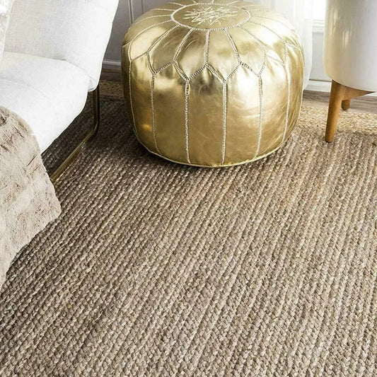 Natural Fibre Area Rug | Neutral Tones  Rustic Farmhouse Style Living Room | Brick by Brick