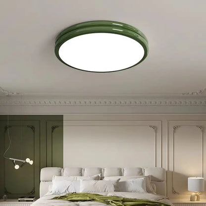Bauhaus Green Ceiling Lamp | 11.8 - 19.7 in | Round Mid-Century LED Light | Colorful Decorative Lighting | Brick by Brick