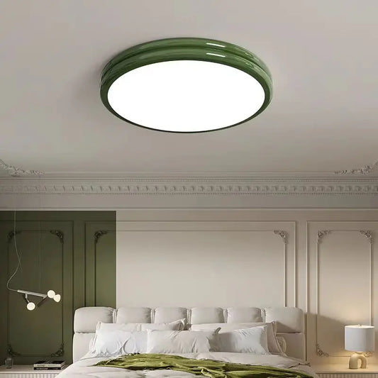 Bauhaus Green Ceiling Lamp | 11.8 - 19.7 in | Round Mid-Century LED Light | Colorful Decorative Lighting | Brick by Brick