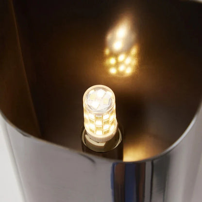 Contemporary Brass Wall Sconce | 3.9 or 11.8 | LED Lamp with Sculptural Shade | Adjustable Lighting | Brick by Brick