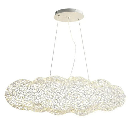 Danish Designer Cloud Pendant Light | Dia 11.8 - 39.3 in | Iron Mesh | Handcrafted Artistic Chandelier | Multiple Sizes | Brick by Brick