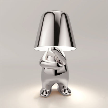 Rechargeable LED Table Lamp | Touch Dimmable, Gold or Silver | Compact Wireless Lighting