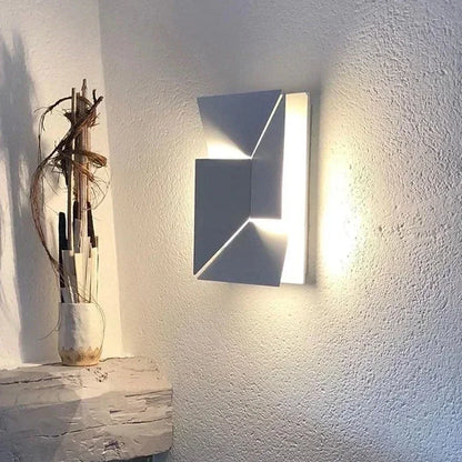LED 3D Wall Light | Modern Acrylic & Iron Sconce | Adjustable Brightness with Remote | Brick by Brick
