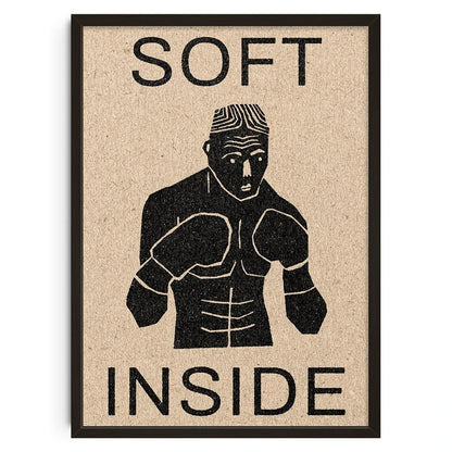 Vintage Abstract  Wall Art | 7.9 - 19.7 in | Mind Maze Poster | Retro Canvas Print | Unframed | Brick by Brick