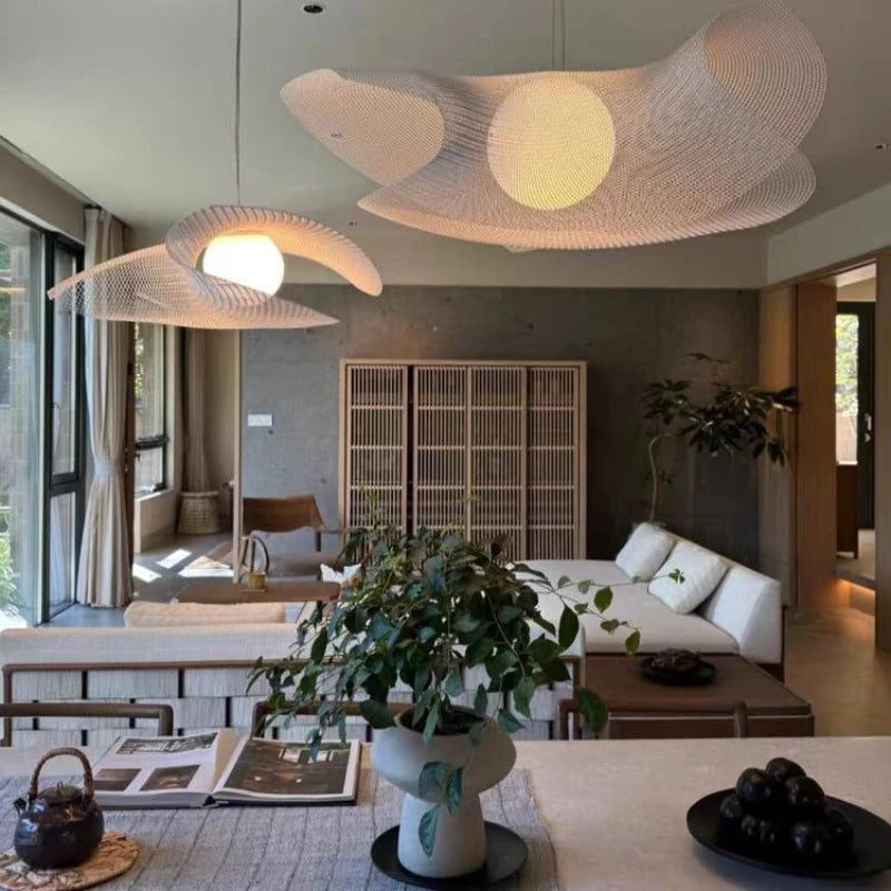 Nordic Glass Ball Pendant Lamp | H6.7 or 8.7 in | Iron & Glass | LED Hanging Chandelier | Modern Home Decor Lighting | Brick by Brick
