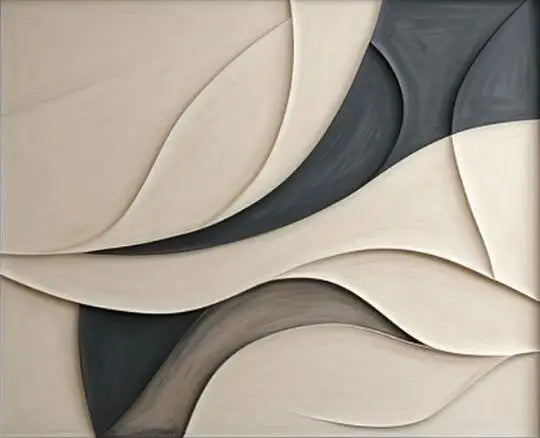 Abstract 3D Textured Canvas | 5.9 - 47.2 in | Minimalist Wall Art | Modern Home & Bedroom Decor | Unframed | Brick by Brick