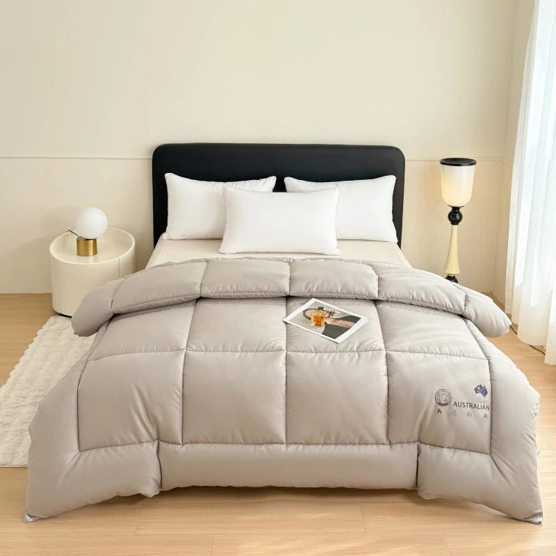 Australian Wool Blanket | 59 - 87 in | All-Season Thick Heating Blanket | Soft & Warm Bedding for Home | Brick by Brick