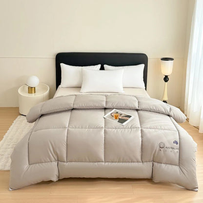 Australian Wool Blanket | 59 - 87 in | All-Season Thick Heating Blanket | Soft & Warm Bedding for Home | Brick by Brick