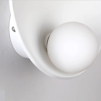 Contemporary Wall Sconce | 9.1 x 9.1 in | LED Light with Sculptural Shade | Adjustable Lighting | Brick by Brick