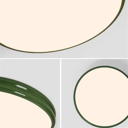 Bauhaus Green Ceiling Lamp | 11.8 - 19.7 in | Round Mid-Century LED Light | Colorful Decorative Lighting | Brick by Brick