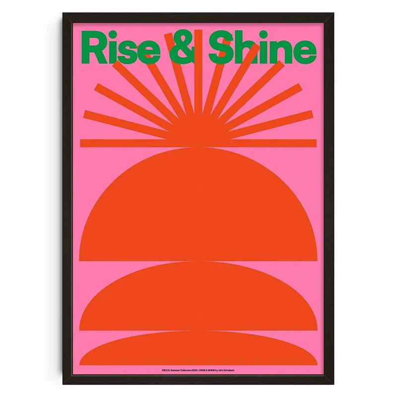 Vintage Abstract  Wall Art | 7.9 - 19.7 in | Mind Maze Poster | Retro Canvas Print | Unframed | Brick by Brick