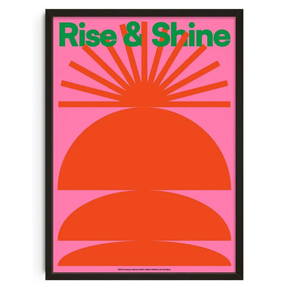 Vintage Abstract  Wall Art | 7.9 - 19.7 in | Mind Maze Poster | Retro Canvas Print | Unframed | Brick by Brick