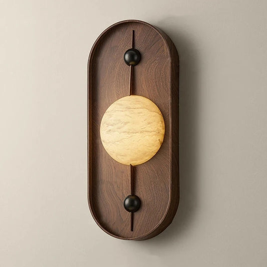 Modern Marble Wall Light |  4.92x6.69x10.63 in | Japanese Style LED Lamp | Up/Down Light | Brick by Brick