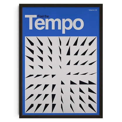 Vintage Abstract  Wall Art | 7.9 - 19.7 in | Mind Maze Poster | Retro Canvas Print | Unframed | Brick by Brick