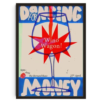 Vintage Abstract  Wall Art | 7.9 - 19.7 in | Mind Maze Poster | Retro Canvas Print | Unframed | Brick by Brick