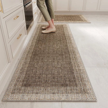Long Kitchen Rug | Non-Slip Polyester Rug | Waterproof Wear-Resistant Carpet | Brick by Brick