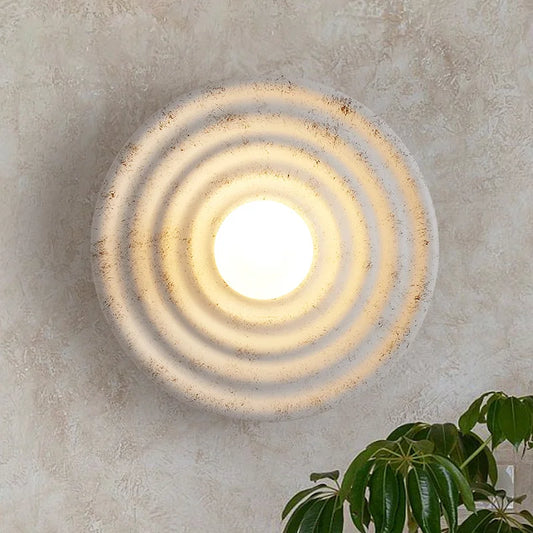 Circle Wall Lamp | Diameter 8.7 in | Modern LED Sconce | Bedroom Accent Lighting | Brick by Brick