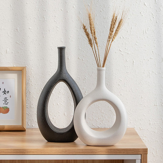 Japandi Bud Vase | Handcrafted Minimalist Decor | Wood Finish | Elegant Accent | Brick by Brick