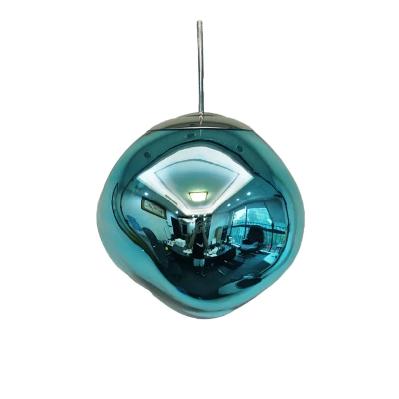 Nordic Lava Glass Pendant Light | Modern LED Chandelier | Indoor Hanging Lamp | Brick by Brick