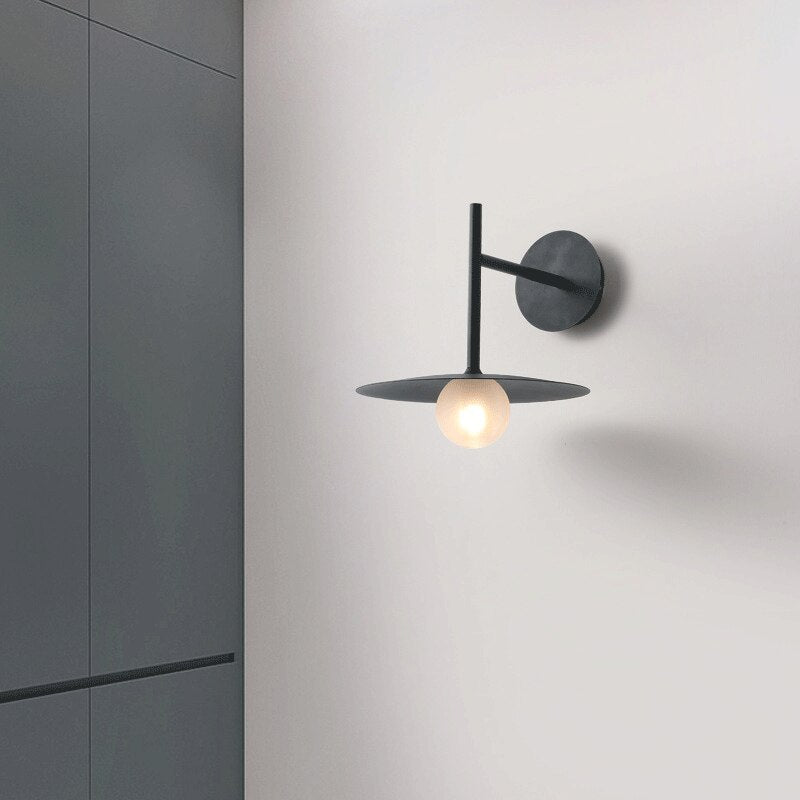 Modern Bedside Wall Light | H10.2 or H31.5 | Iron & Glass | LED Sconce | Bedroom Lighting | Brick by Brick