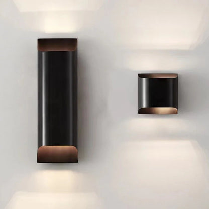Contemporary Brass Wall Sconce | 3.9 or 11.8 | LED Lamp with Sculptural Shade | Adjustable Lighting | Brick by Brick