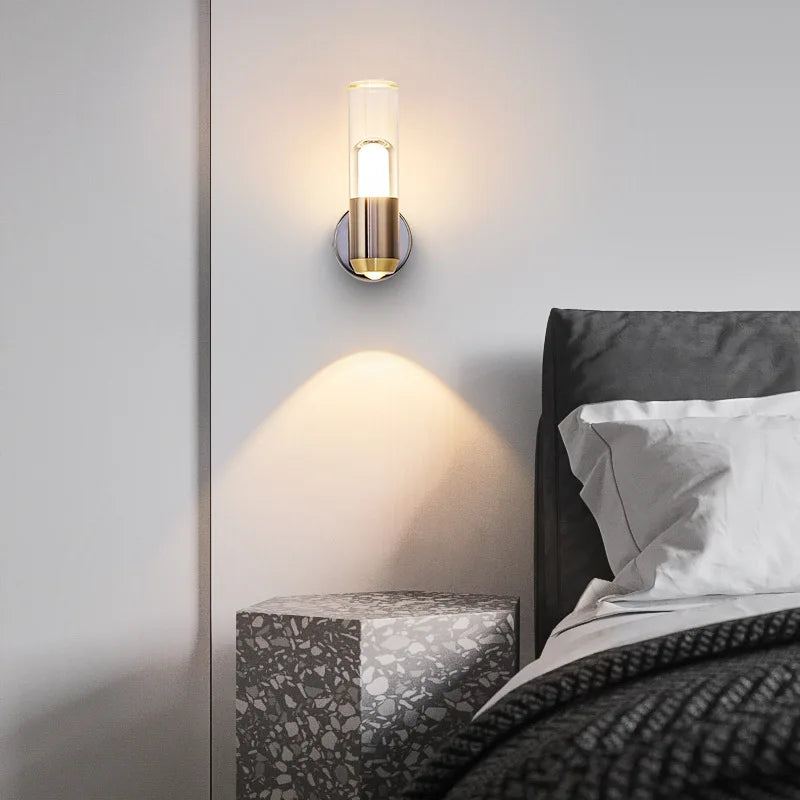 Nordic Bedside Wall Lamp | H7.9 in | Rotatable LED Sconce | Modern Reading Light | Brick by Brick