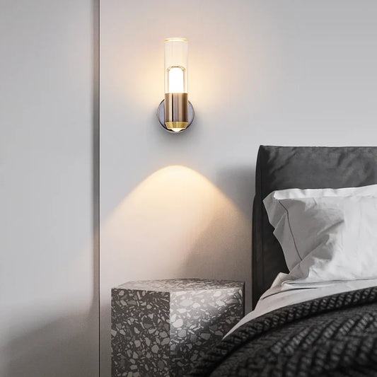 Nordic Bedside Wall Lamp | H7.9 in | Rotatable LED Sconce | Modern Reading Light | Brick by Brick
