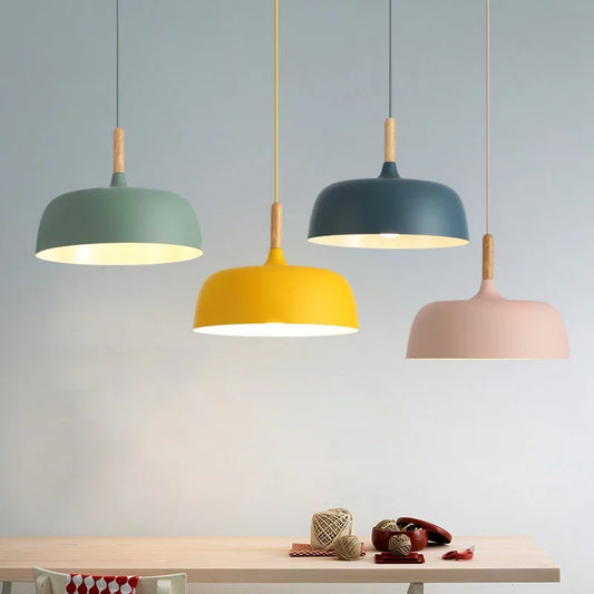 Nordic Modern Pendant Light | W12.6 × H39.4 in | Iron LED Ceiling Lamp | E27 Hanging Fixture for Dining & Living Room | Brick by Brick