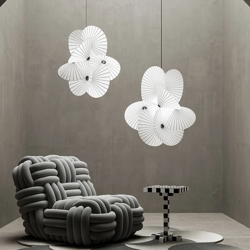 Wabi Sabi Pendant Lamp | 18.1 × 23.6 in | Nordic Fabric Ceiling Light | Vintage Umbrella Design | Brick by Brick